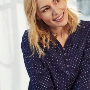 Brandtex Natkjole m. Prikker