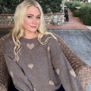 MoonDust Small Heart Knit
